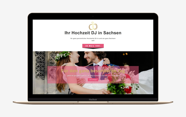 Webseite - HochzeitDJ Sachsen